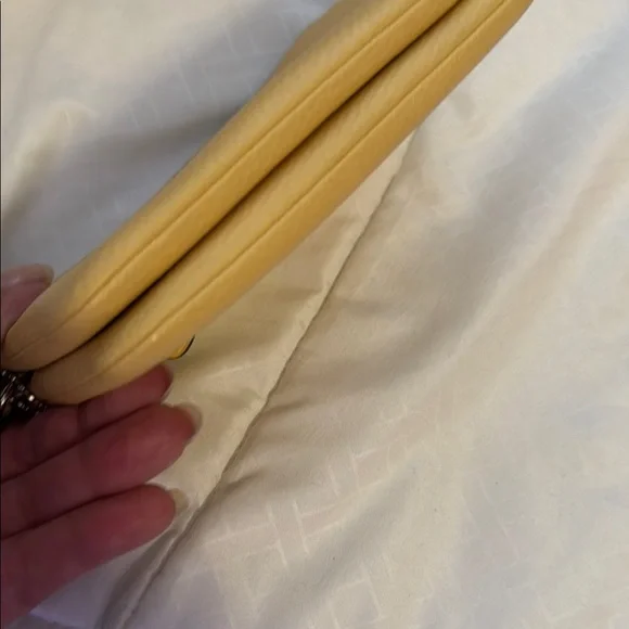 Coach Yellow Wristlet Clutch - Picture 7 of 10